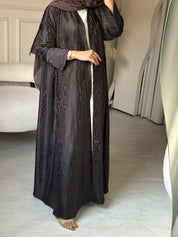 C 0826 Dark Brown Abaya