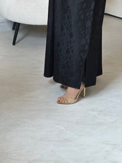 C 0852 Black Coat Abaya