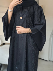 C 0852 Black Coat Abaya