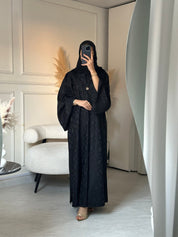 C 0852 Black Coat Abaya