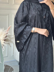 C 0852 Black Coat Abaya