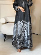 C 0855 - 02 Silver Kloosh Abaya