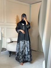 C 0855 - 02 Silver Kloosh Abaya
