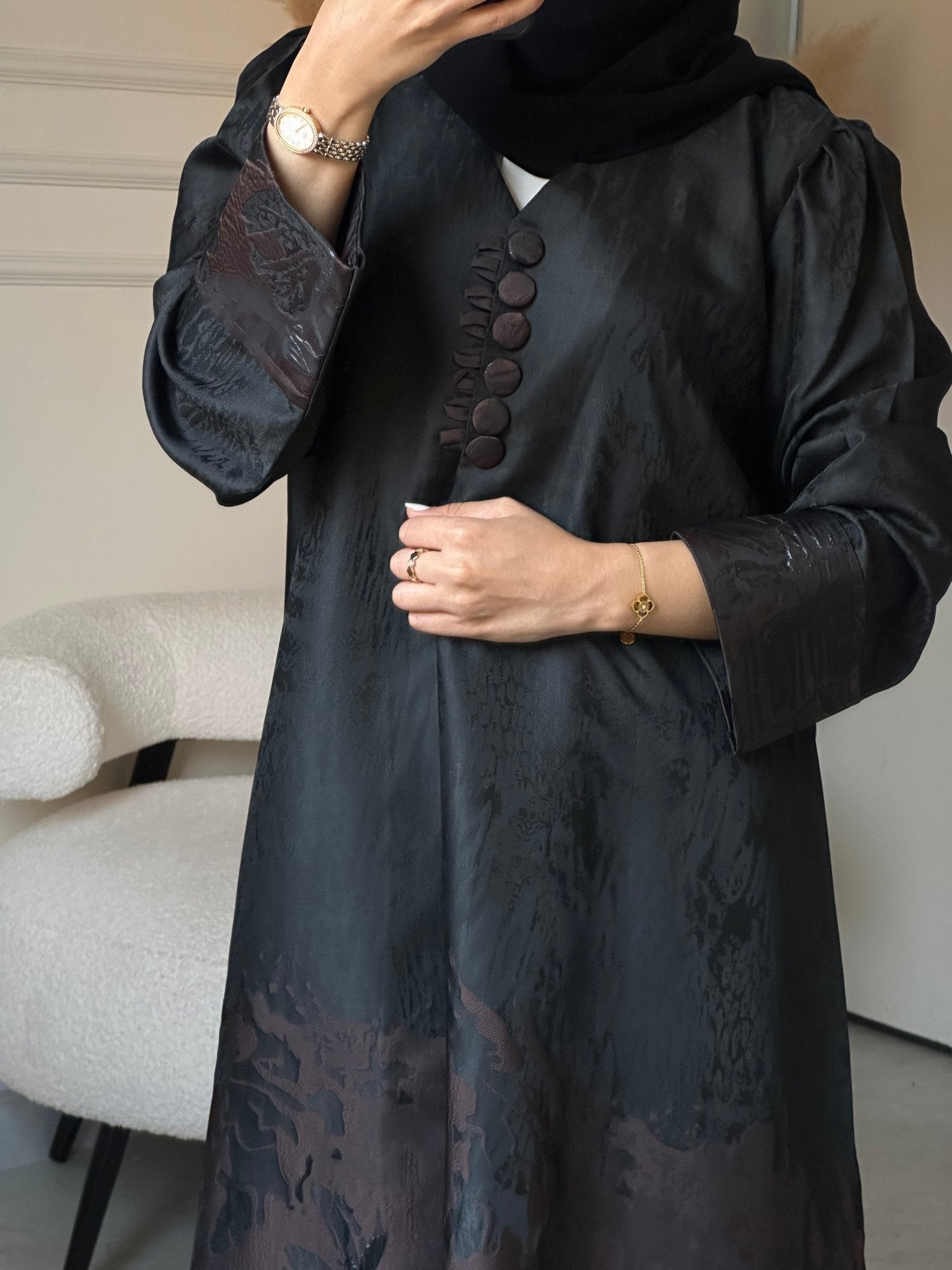 C 0855 - 03 Brown Kloosh Abaya