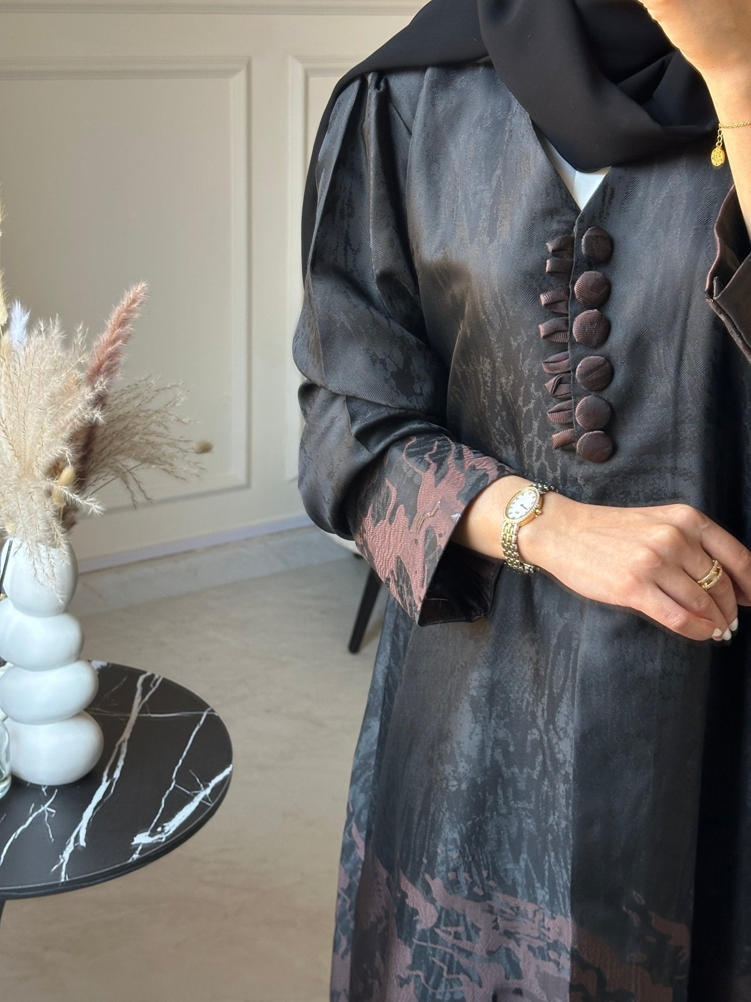 C 0855 - 03 Brown Kloosh Abaya