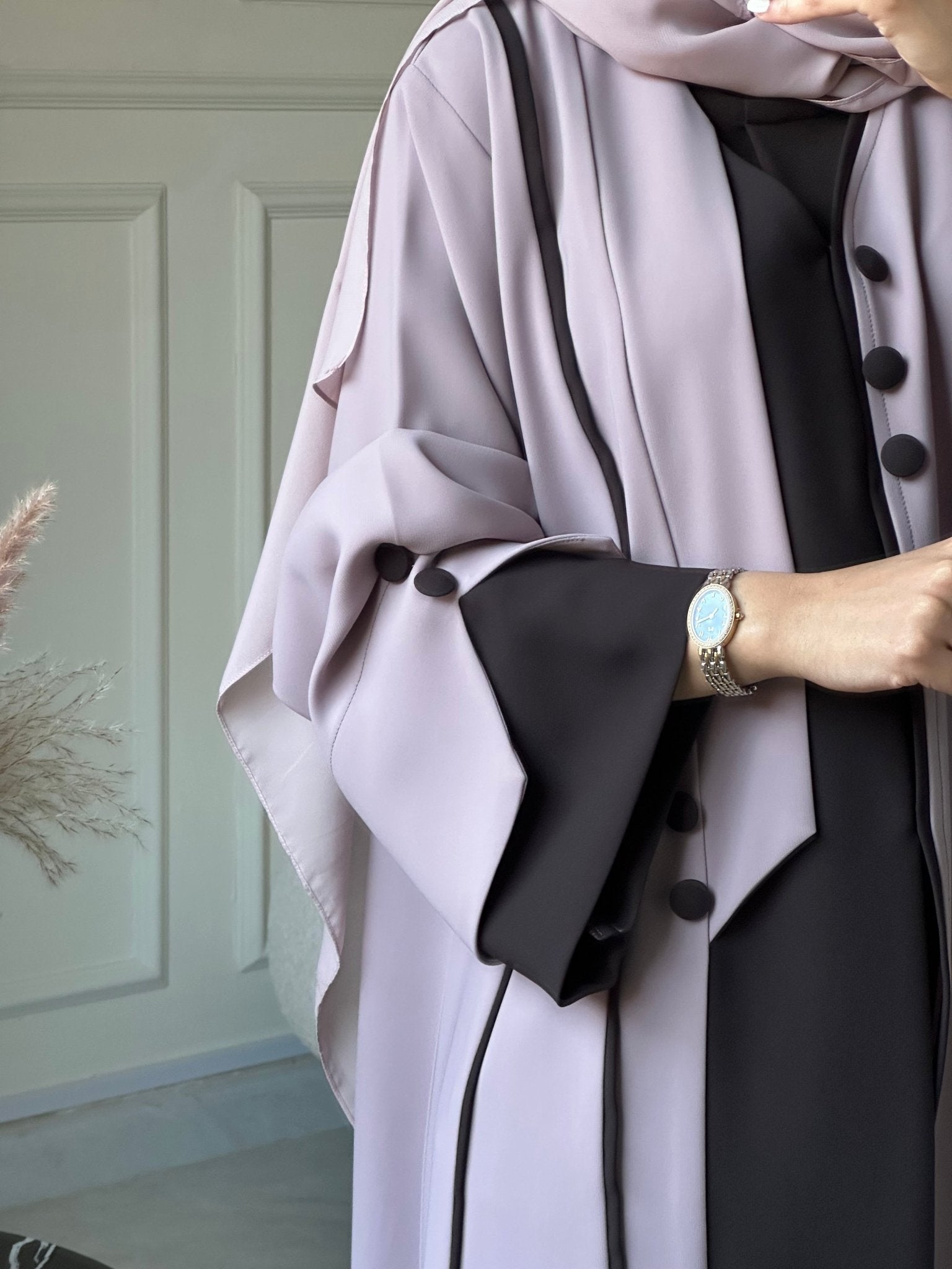 C 0857 Nude Brown Abaya