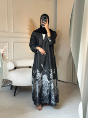 C 0863 - 04 Silver Coat Abaya
