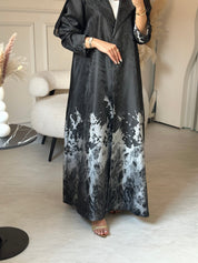 C 0863 - 04 Silver Coat Abaya