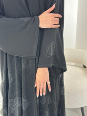 C 0873 Black Eid Abaya