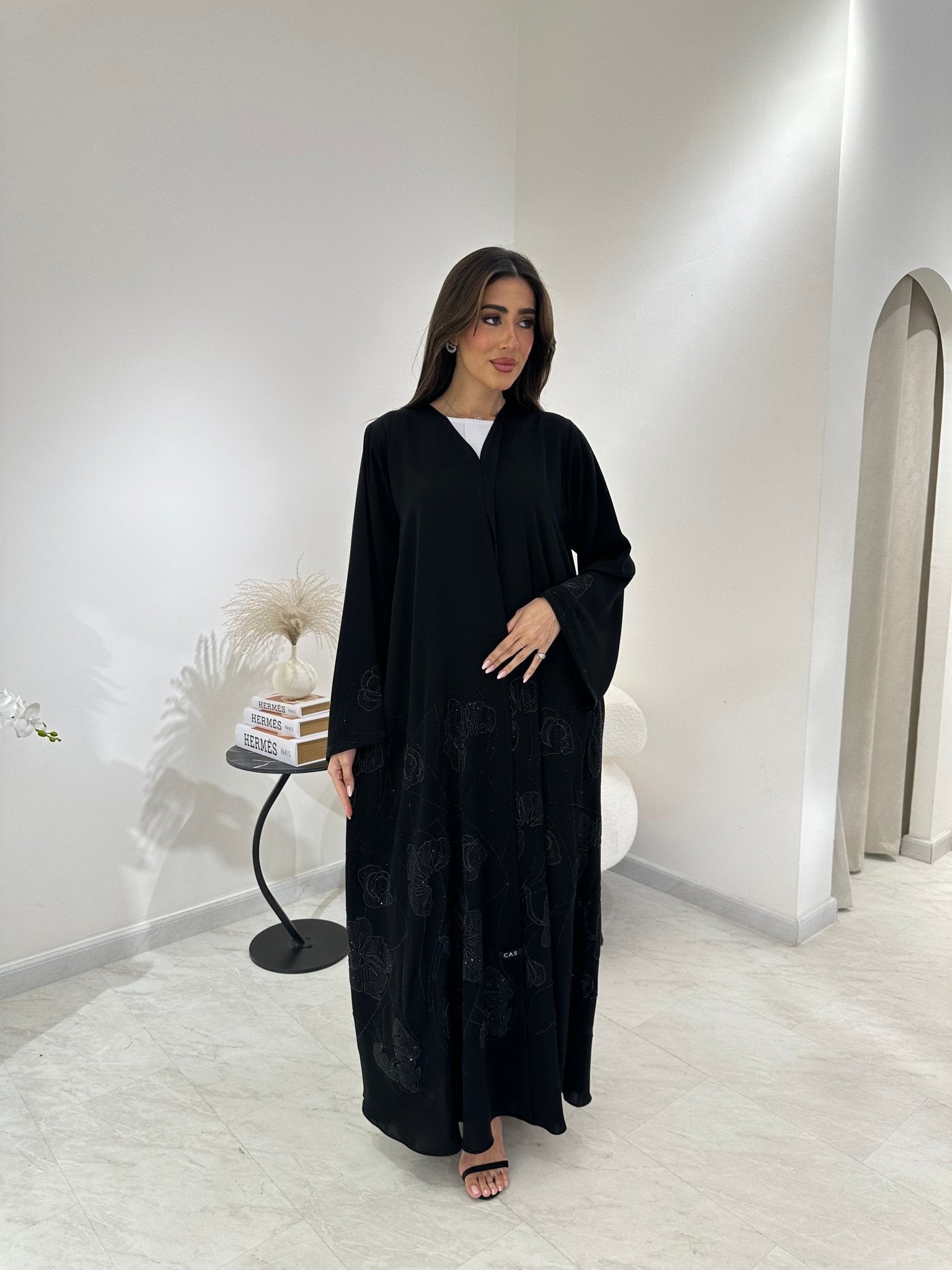 C 0873 Black Eid Abaya