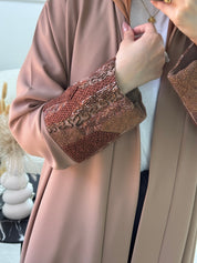 C 0875 - 04 Brown Eid Abaya