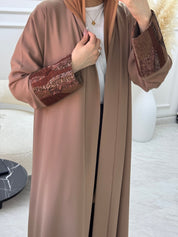 C 0875 - 04 Brown Eid Abaya