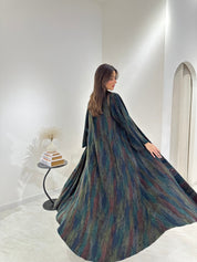 C 0877 - 01 Premium Green Abaya Set
