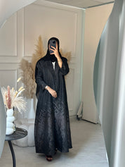 C 0895 - 01 Grey Jacquard Abaya