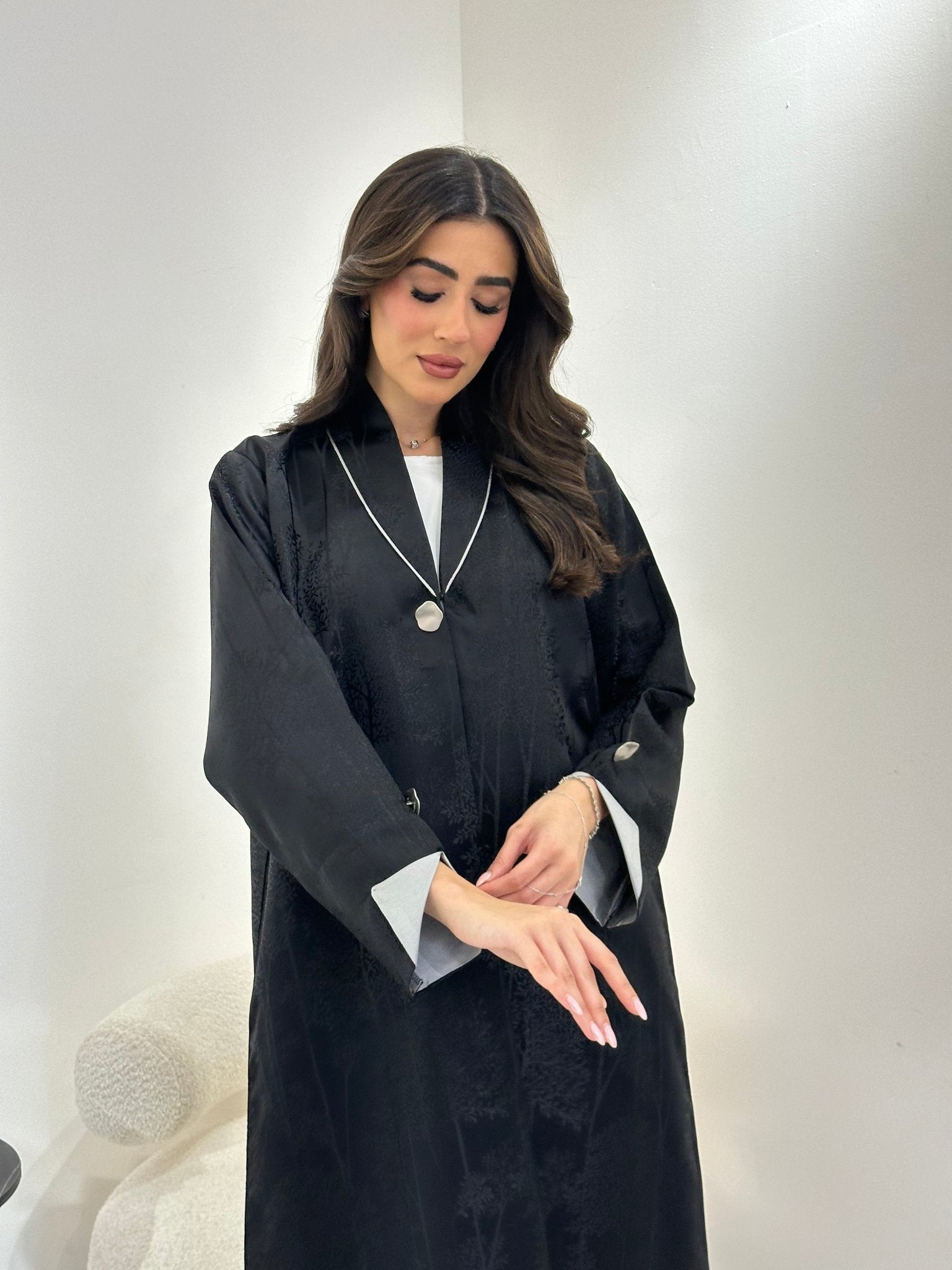 C 0900 Black Coat Abaya