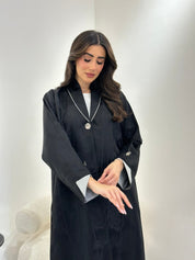 C 0900 Black Coat Abaya