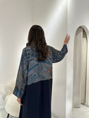 C 0912 Navy Blue Eid Abaya
