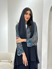 C 0912 Navy Blue Eid Abaya