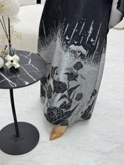 C 0926 - 01 Silver Coat Abaya