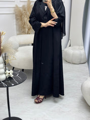 C 0940 Black Coat Abaya