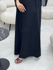 C 0940 Black Coat Abaya