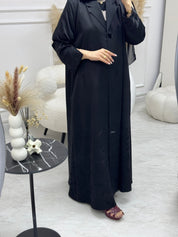 C 0940 Black Coat Abaya