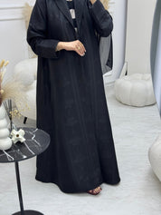 C 0944 Black Coat Abaya