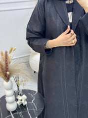 C 0944 Black Coat Abaya