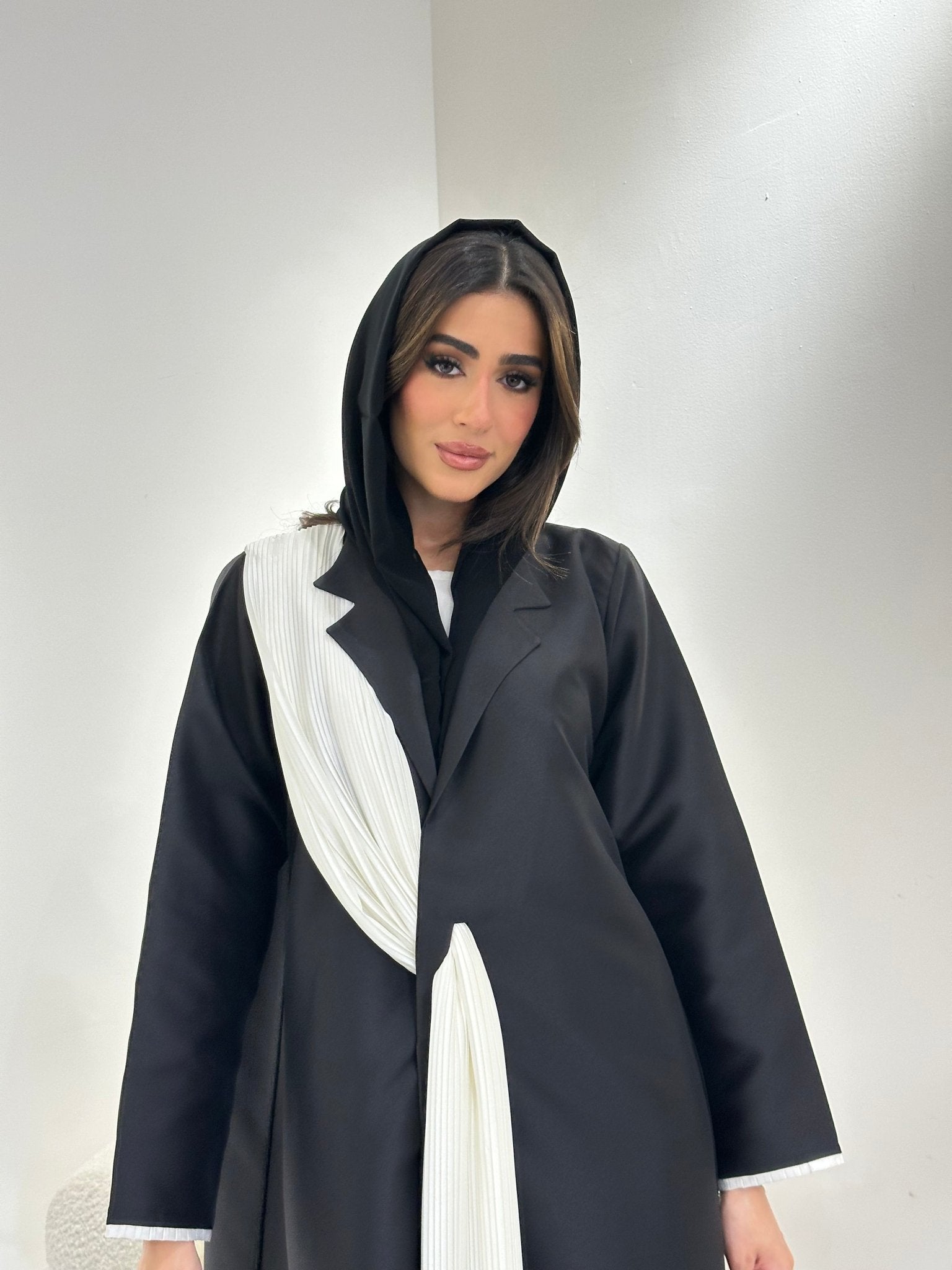 C 0964 Black Coat Abaya