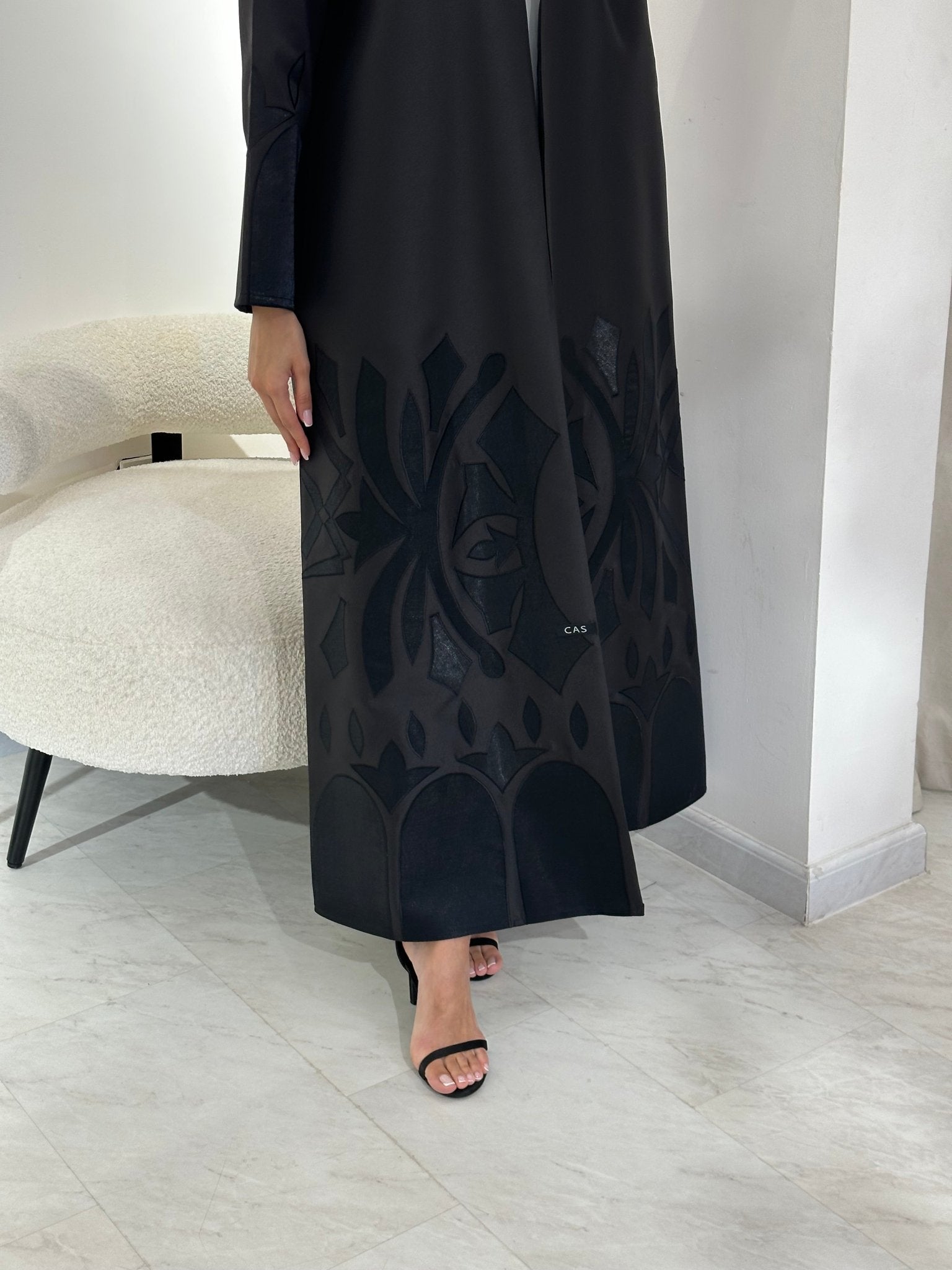 C 0966 Black Abaya