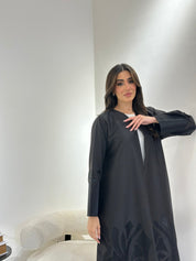 C 0966 Black Abaya