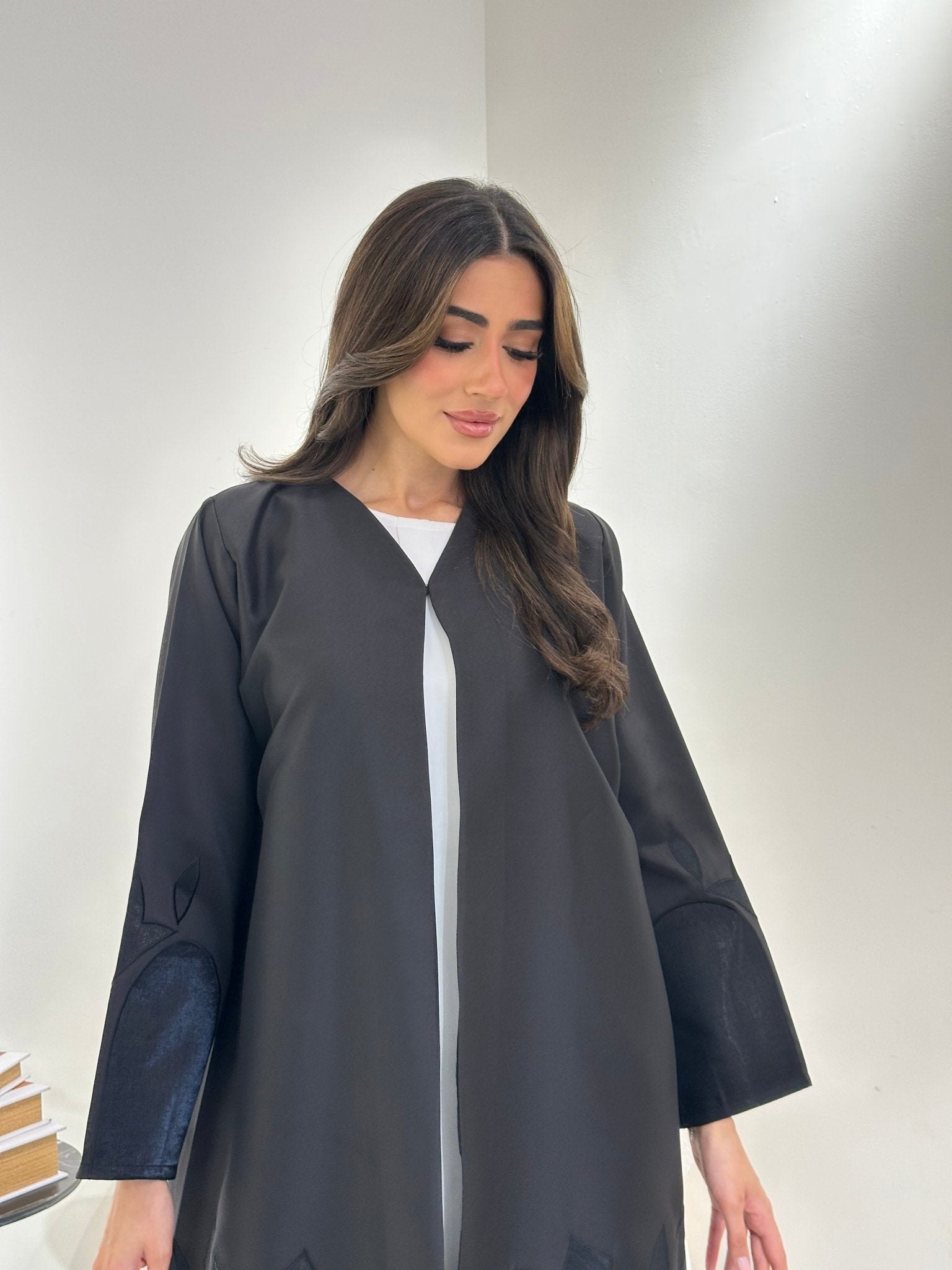 C 0966 Black Abaya