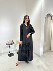 C 0966 Black Abaya