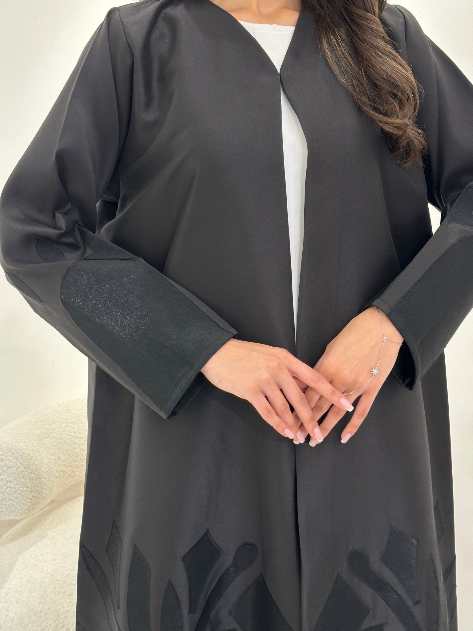 C 0966 Black Abaya