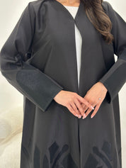 C 0966 Black Abaya
