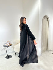 C 0968 Black Beaded Abaya