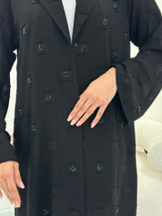 C 0978 Black Coat Abaya