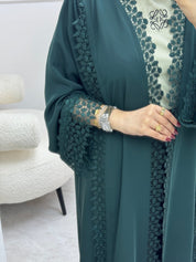 C 0999 Emerald Green Abaya