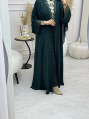 C 0999 Emerald Green Abaya