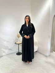 C 1020 Black Coat Abaya