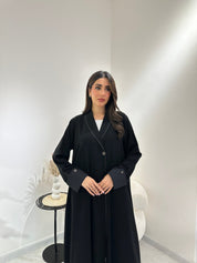 C 1020 Black Coat Abaya
