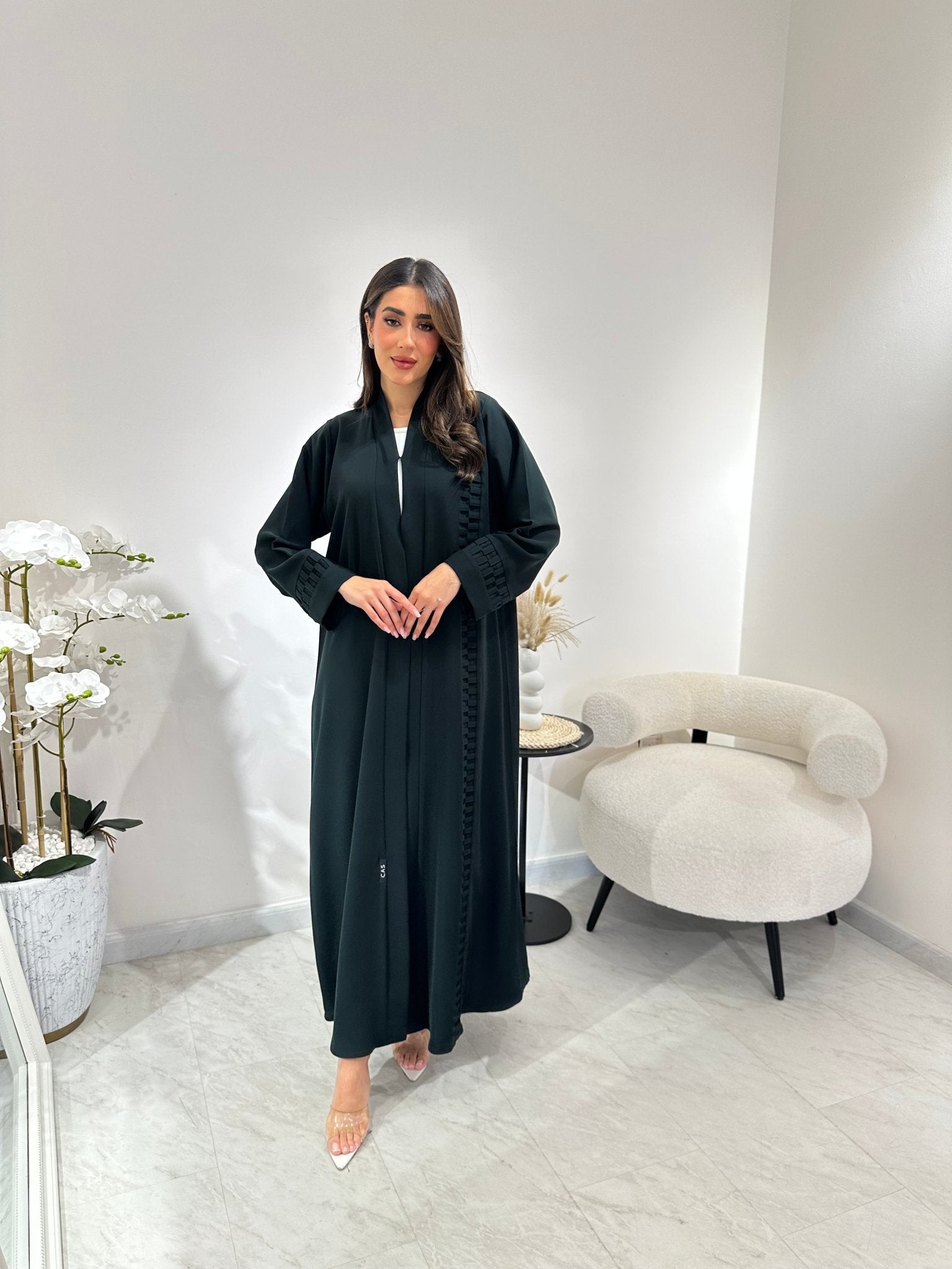 C 1024 Green Abaya