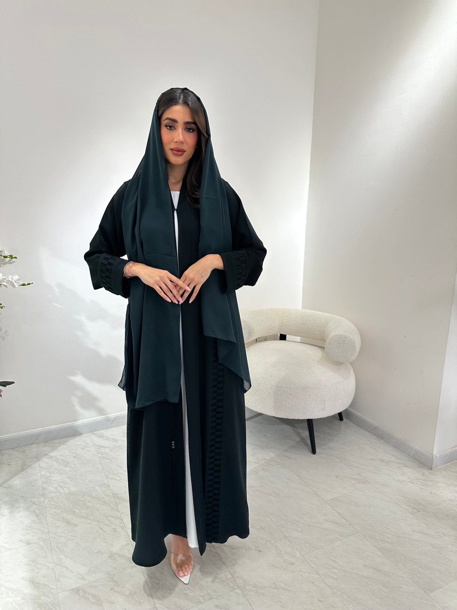 C 1024 Green Abaya