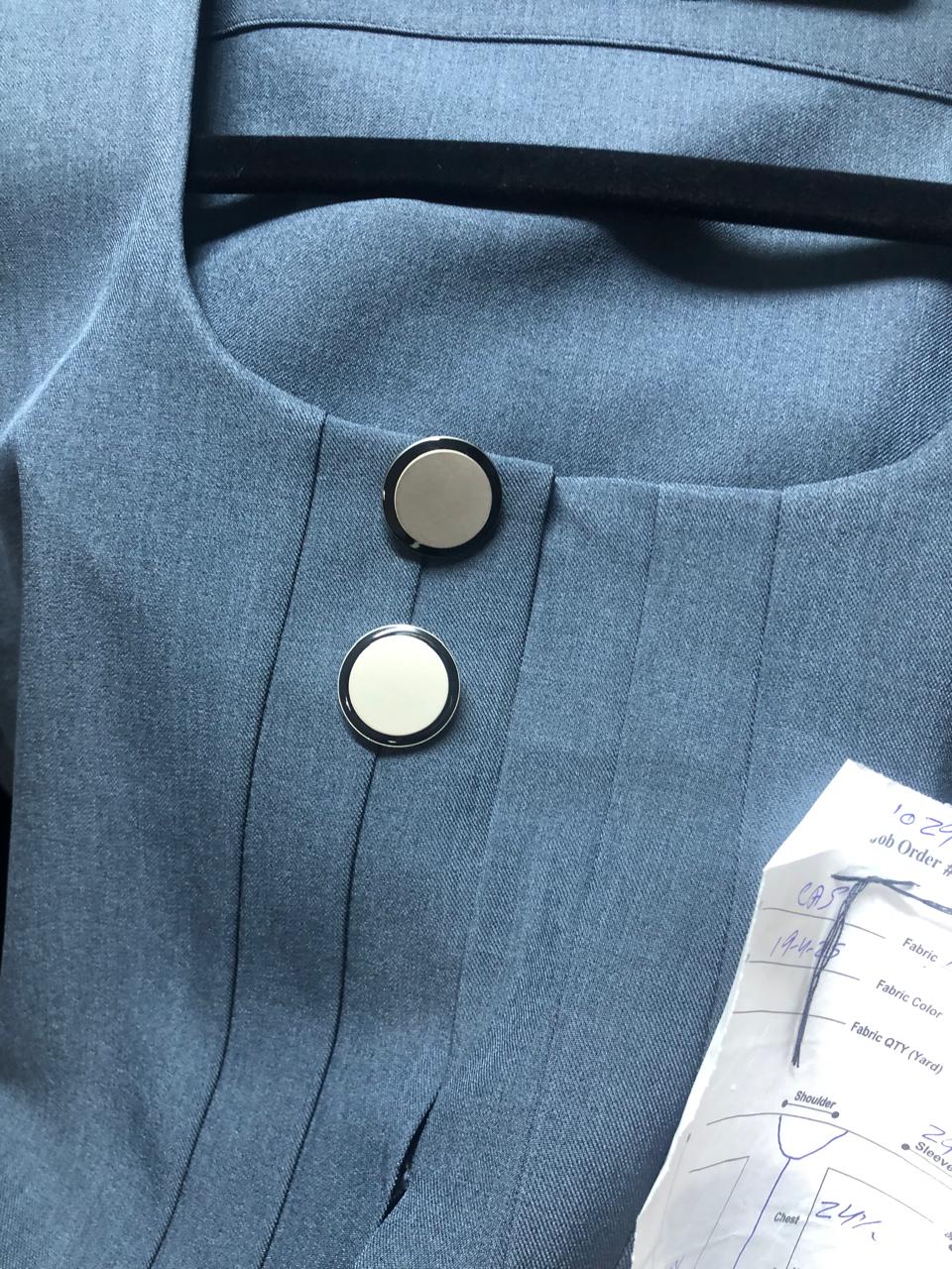 C 1029 Grey Abaya