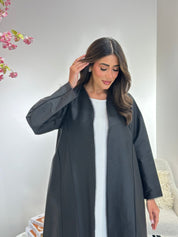 C 1034 Black Lace Abaya