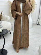 C 1064 - 01 Burnt Orange Printed Abaya