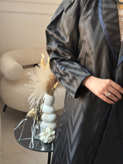 C 1072 Black Coat Abaya