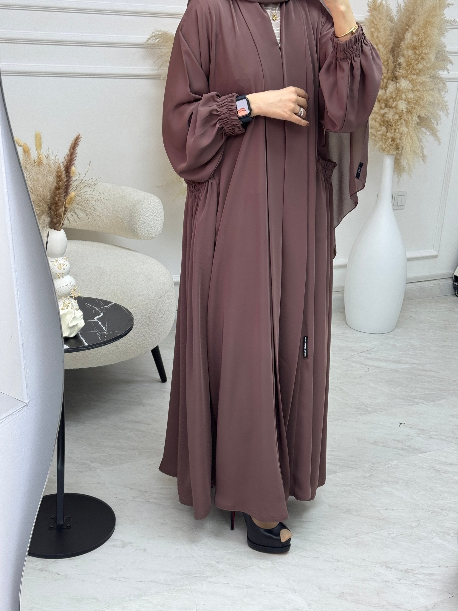 C 1092 Brown Abaya