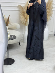 C 1095 - 03 Navy Blue Printed Abaya