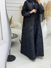 C 1095 - 03 Navy Blue Printed Abaya
